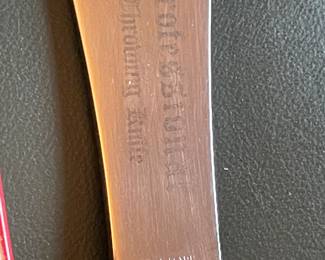 Stamp on Edge Mark Professional Throwing Knife, Solingen Germany Model 418 ~