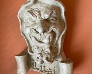 Toscano "Lust" wall artwork,  6"W x 9"H,  $20