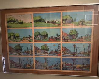 Robert Crumb Lithograph, 26" x 18"H, $140