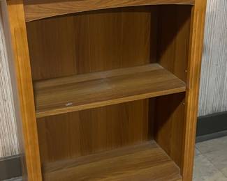 Wooden 2 shelf bookcase,  $30