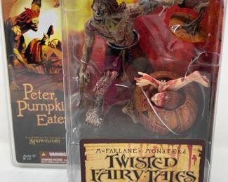 McFarlane's Monsters Twisted Fairy Tales Peter Pumpkin Eater Figure Spawn, NIP,  $20