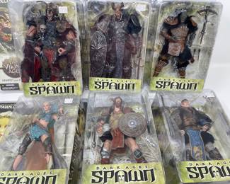Sold as a Set of 6,  The Viking Age,  BloodAxe, Skull Splitter, Berserker, Valkerie, Blue tooth, Dark Raider,  $140