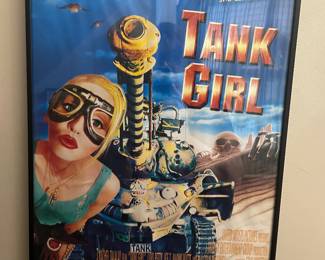 Tank Girl Poster, 13.5"W x 20"H,  $20