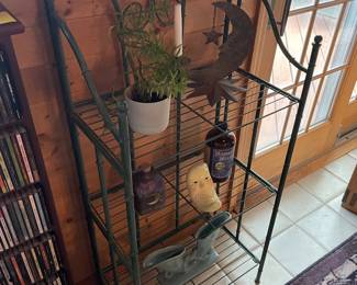 Green stand, 31"W x 13"D x 48"H,  $30