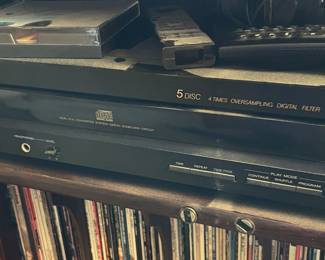 Sony 5 disc changer,  $40