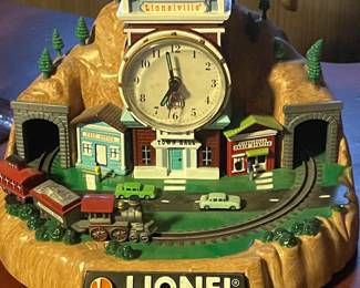 Authentic Lionel Train Clock, 10" x 8" X 12", $34