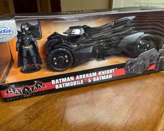 Jada Batman Arkham Knight Batmobile & Batman,  $34