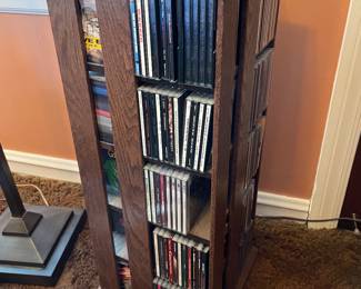Wooden Cd Stand,  $40