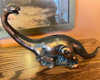 Vintage Sinclair gas metal bank, $40