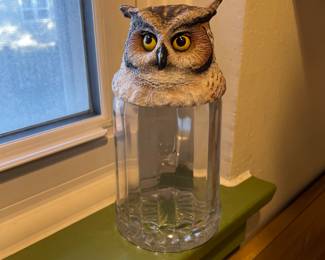 Owl stein, $10