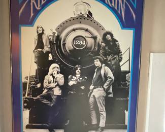 Grateful Dead poster, Ridin That Train, framed, 24" x 36", 
$TBD.  If you are interested in purchasing, please indicate through the email.  I will know by Thursday evening the sale price.