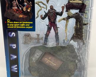  Spawn The Movie The Graveyard Playset, NIP,  $25