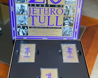 20 Years of Jethro Tull 3 cassette box set.  $9
