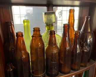 Brown Bottles  priced and available at the in home sale ~ 