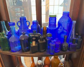 Blue Bottles  priced and available at the in home sale ~ 