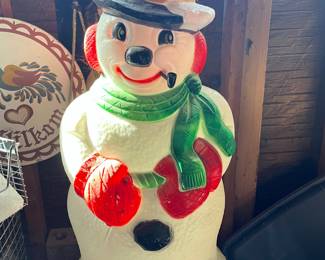 Blow mold Snowman,  $90