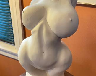 Additional view of Curvy goddess sculpture ~