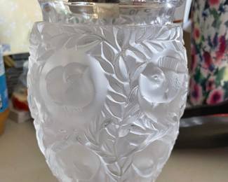Lalique vase,  $99