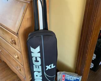 Oreck Upright Vacuum w/bags and extra belts,  $60