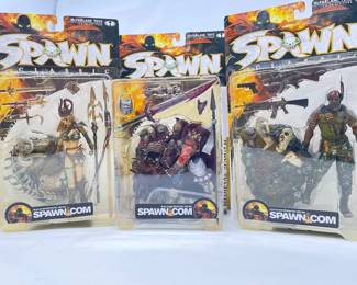 Sold as a Set of 3:  Tiffany II, Medieval Spawn II, Al Simmons,  $70