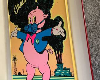 That's All Folks! framed poster,  24"W x 36"H,  $34