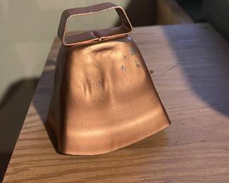 Copper Cow bell,  $8