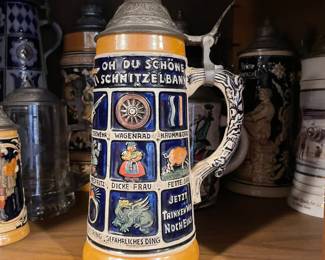 Vintage -1956 German “Musterschultz” beer stein $24