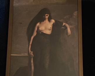 Sappho Charles Mengin Repro print framed, 18"W x 27"H,  $34