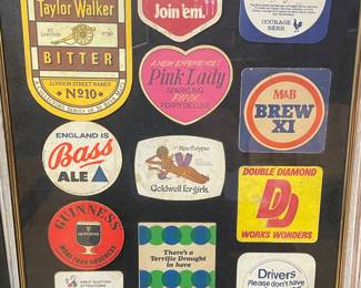 Drink coaster collection #1,  $20