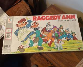 Vintage 1974 Raggedy Ann Board Game by Milton Bradley, $10