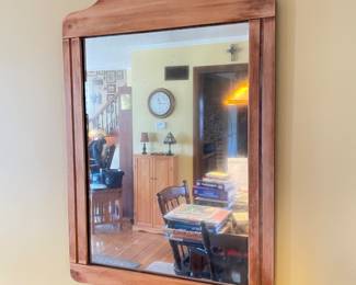 Square wall mirror,  19"W x 28"H,  $34