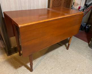 Drop leaf table,  $125