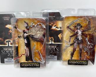 Sold as a set of 2:  Spawn The Tortured Souls 2 The Fallen, Camille Noir, Szaltax,  $35