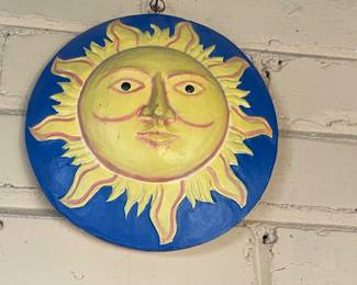 2 sided sun face all decor, 8",  $14