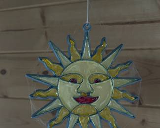 Stained glass sun, 3"-4",  $8d