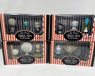 SET OF 4, Jim Burton's Tragic Toys, NIB,  $75