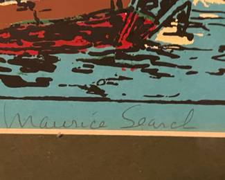 Signed by Maurice Search