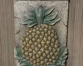 Welcome Pineapple sign, 13"W x 24"H,  $20 