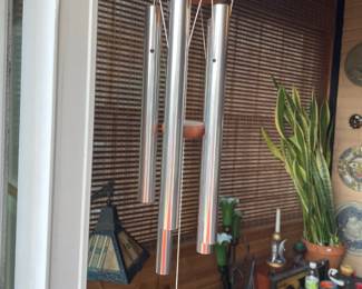 Silver & wood chimes,  $15