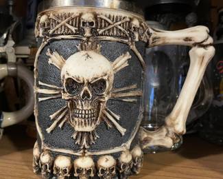 Skull mug,  $12