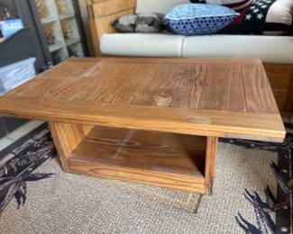 Heavy Duty Wooden Cocktail Table, 39"W x 24"D x 16"H,  $175