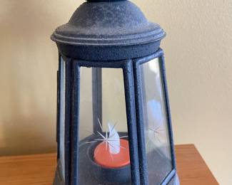 Vtg Black lantern, $14