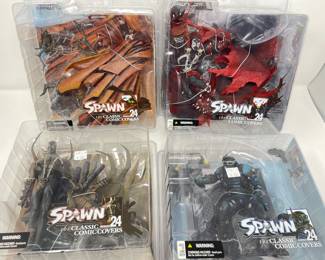Sold as a set of 4:  Spawn the Classic Comic Covers, Series 24, i.88, i.43, hsi.01, i.64,    $150