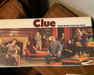 Vintage Clue Board game,  $8