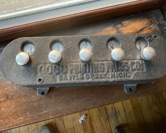 Antique Printing Press Counter, 8" x2" x 2",  $50