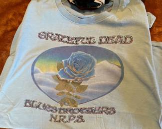 Vintage Grateful Dead Blues Brothers N.R.P.S. t-shirt, 1978 Closing of Winterland, S/M,  $350