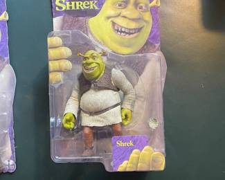 SHREK Movie Action Figure, Mouth Open, With Onion Dreamworks McFarlane Toys 2001 New Sealed,  $35