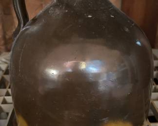 Vintage brown glaze stoneware jug