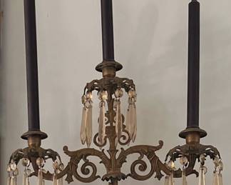 Antique Girandole Candelabra, two available and sold separately 