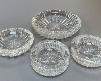 Waterford Crystal Ashtrays 